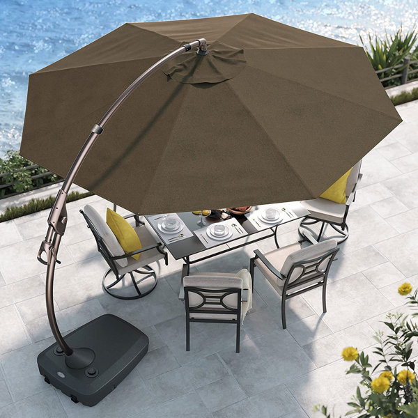 Arlmont & Co. Loganville 138'' Cantilever Sunbrella Umbrella & Reviews